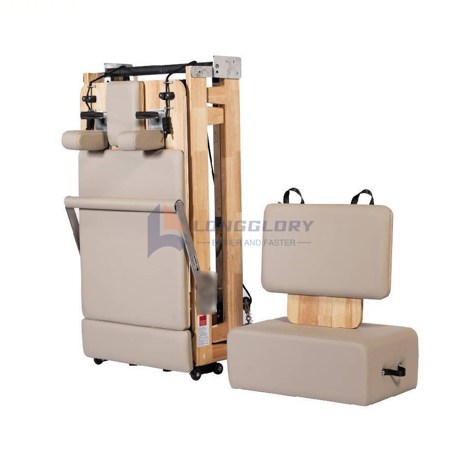 Katlanabilir Meşe Pilates Reformer